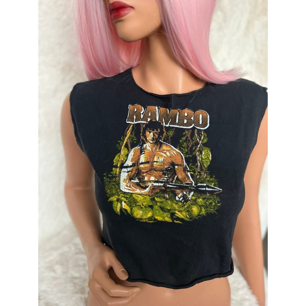 RARE RAMBO 1982 CROP TOP